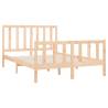 Solid Wood Pine Bed Frame 160x200 cm - Stylish & Sturdy