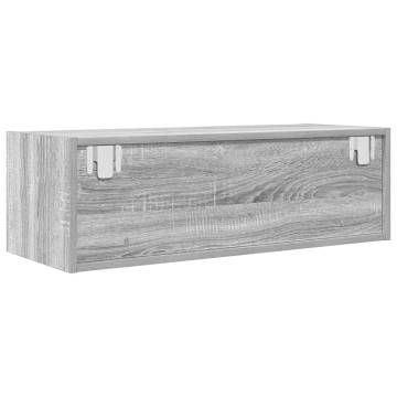 TV Cabinet Grey Sonoma - Stylish Engineered Wood Storage