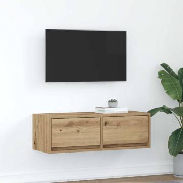 TV Cabinet Artisan Oak | Space-Saving Design & Storage