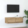  TV Cabinet Artisan Oak 80x31x25.5 cm Engineered Wood Colour artisan oak Size 80 x 31 x 25.5 cm Quantity in Package 1 