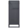 Firewood Rack Anthracite 25x25x60 cm - Cold-rolled Steel