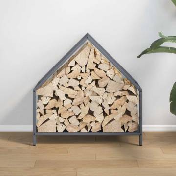 Firewood Rack Anthracite 60x25x60 cm | Sturdy Steel Storage