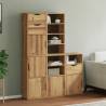  Side Cabinets 5 pcs ODDA 40x24x79 cm Solid Wood Pine Colour natural Quantity in Package 1 Model 7 shelves 3 drawers 