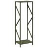 Olive Green Firewood Rack - Durable Cold-Rolled Steel | HipoMarket