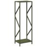 Olive Green Firewood Rack - Durable Cold-Rolled Steel | HipoMarket