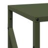 Olive Green Firewood Rack - Durable Cold-Rolled Steel | HipoMarket