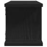 Wall Shelves 2 pcs Black Oak - Stylish Storage Solution