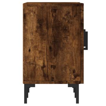 Stylish Smoked Oak TV Cabinet - 150x30x50 cm | Hipomarket UK