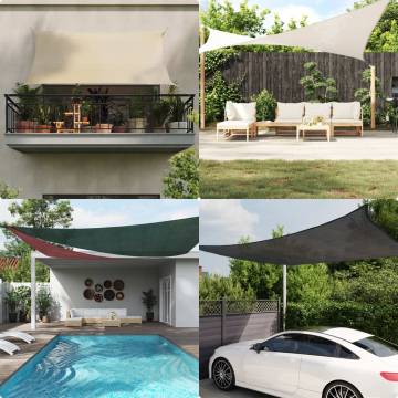 Sunshade Sail 160 gm² Light Green 2.5x3.5 m | Hipomarket