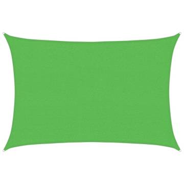 Sunshade Sail 160 gm² Light Green 2.5x3.5 m | Hipomarket