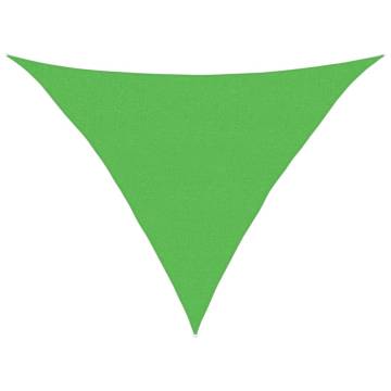 Sunshade Sail 160 gm² Light Green 2.5x2.5x3.5 m HDPE