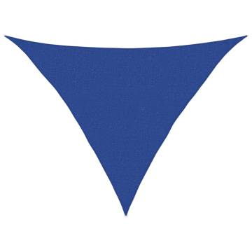 Sunshade Sail 160 gm² Blue 2.5x2.5x3.5 m HDPE - Hipo Market