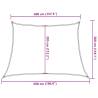 Sunshade Sail 160 gm² Trapezium Blue 45x3 m HDPE - Hipo Market