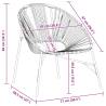 Garden Egg Chair - Stylish Black Poly Rattan Outdoor Seating