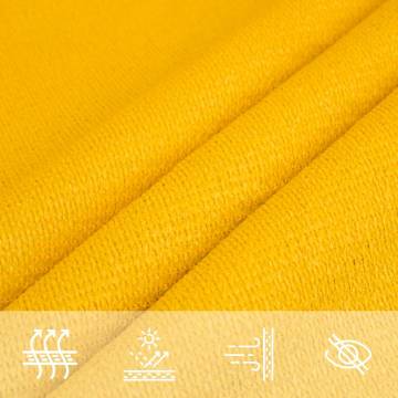 Sunshade Sail 160 gm² Trapezium Yellow 45x4 m HDPE | HiPo Market