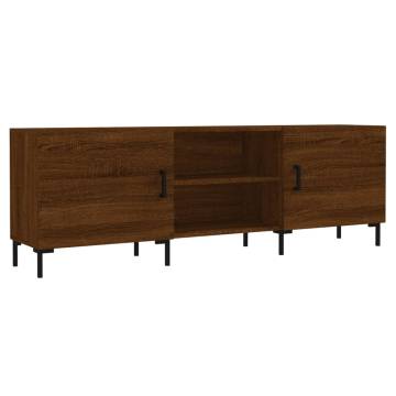 Stylish Brown Oak TV Cabinet - 150x30x50 cm | Hipomarket