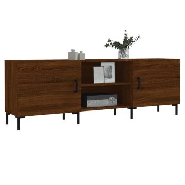 Stylish Brown Oak TV Cabinet - 150x30x50 cm | Hipomarket