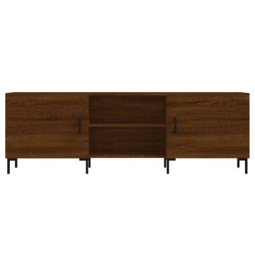 Stylish Brown Oak TV Cabinet - 150x30x50 cm | Hipomarket