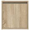 Wall-Mounted Bedside Cabinet Sonoma Oak - 38x34x40 cm