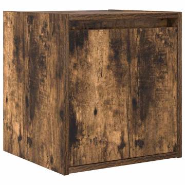 Wall-Mounted Bedside Cabinets 2 pcs Smoked Oak - Hipomarket