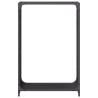 Firewood Rack Black 60x28x90 cm - Sturdy Cold-rolled Steel