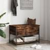 Storage Bench Smoked Oak - Stylish & Functional Storage