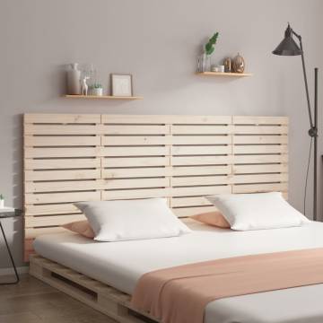 Solid Wood Pine Wall Headboard | 166x3x91.5 cm | Hipomarket