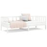 Day Bed without Mattress White 80x200cm Solid Wood Pine