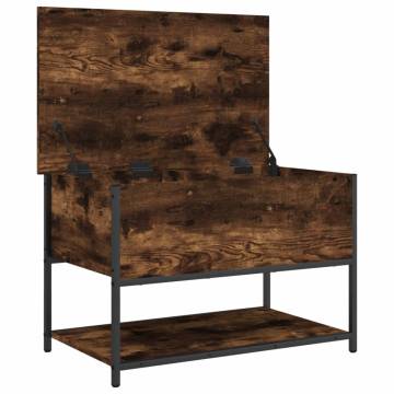 Storage Bench Smoked Oak - Stylish & Functional Storage