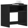 Stylish Black Oak Bedside Cabinet - 40x30x40 cm