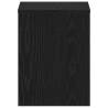 Stylish Black Oak Bedside Cabinet - 40x30x40 cm