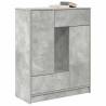 Concrete Grey Sideboard with Drawers & Doors - Stylish Storage