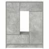 Concrete Grey Sideboard with Drawers & Doors - Stylish Storage