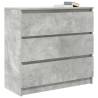 Concrete Grey Sideboard - 80x35x76 cm | Ample Storage & Style