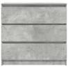 Concrete Grey Sideboard - 80x35x76 cm | Ample Storage & Style