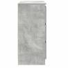 Concrete Grey Sideboard - 80x35x76 cm | Ample Storage & Style