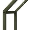 Sturdy Olive Green Firewood Rack - Cold-Rolled Steel 40x25x90 cm