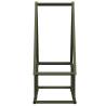 Olive Green Firewood Rack - 50x25x60 cm | Sturdy Cold-Rolled Steel