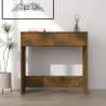 Desk Smoked Oak 80x40x75 cm Engineered Wood Colour smoked oak 