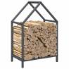 Firewood Rack Anthracite | Durable Cold-Rolled Steel 40x25x60 cm