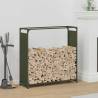  Firewood Rack Olive Green 90x28x90 cm Cold-rolled steel Size 90 x 28 x 90 cm Colour olive green 