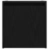 Wall-Mounted Bedside Cabinet - Black, 38x34x40 cm | Hipo Market