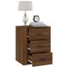 Brown Oak Bedside Cabinet - Stylish Storage Solution | HipoMarket