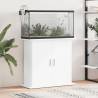 Aquarium Stand White 81x36x73 cm Engineered Wood Colour white Size 81 x 36 x 73 cm 