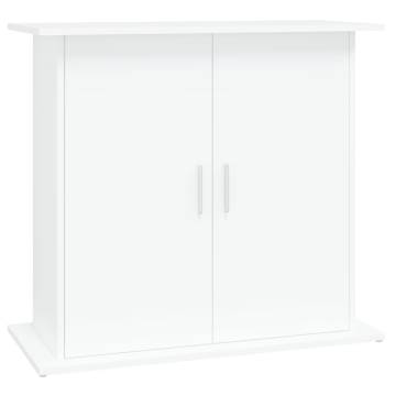 Aquarium Stand White 81x36x73 cm - Quality Engineered Wood