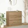  Sideboard Artisan Oak 80x35x76 cm Engineered Wood Colour artisan oak Quantity in Package 1 