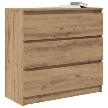 Artisan Oak Sideboard 80x35 cm - Durable & Stylish Storage