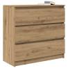 Artisan Oak Sideboard 80x35 cm - Durable & Stylish Storage