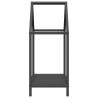 Firewood Rack Black 40x25x60 cm - Durable Steel Storage