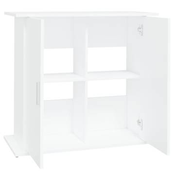 Aquarium Stand White 81x36x73 cm - Quality Engineered Wood